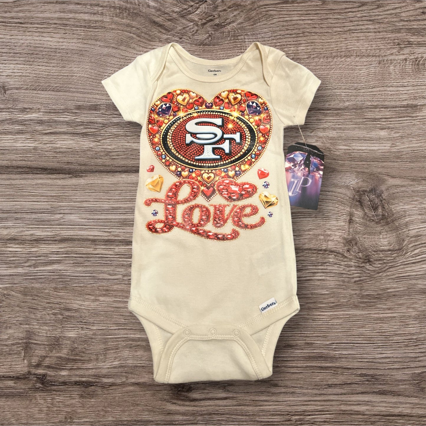 Onesie - NFL Baby – Handmade Your Favorite Team, Infant Sizes