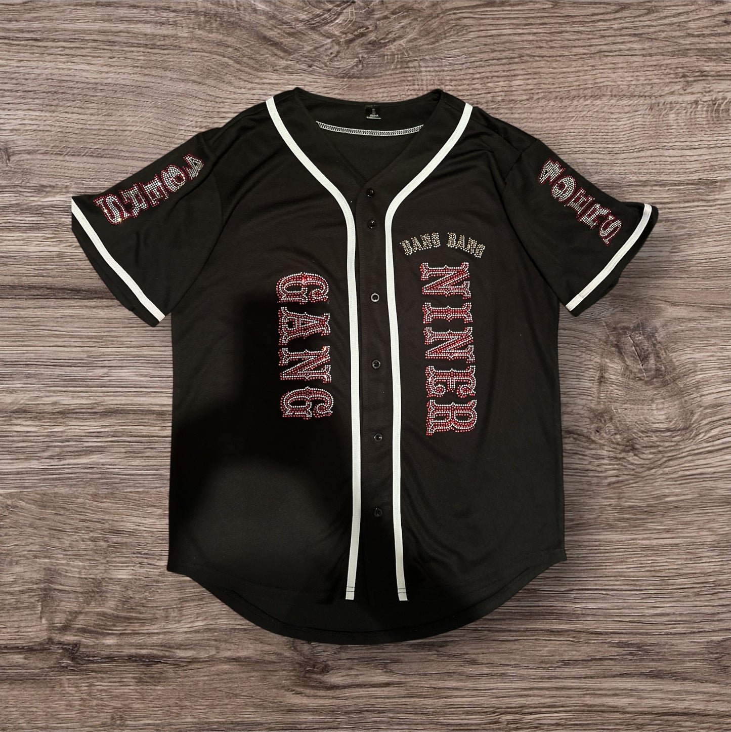 Sports Team Rhinestone Shirts Custom Made Designs