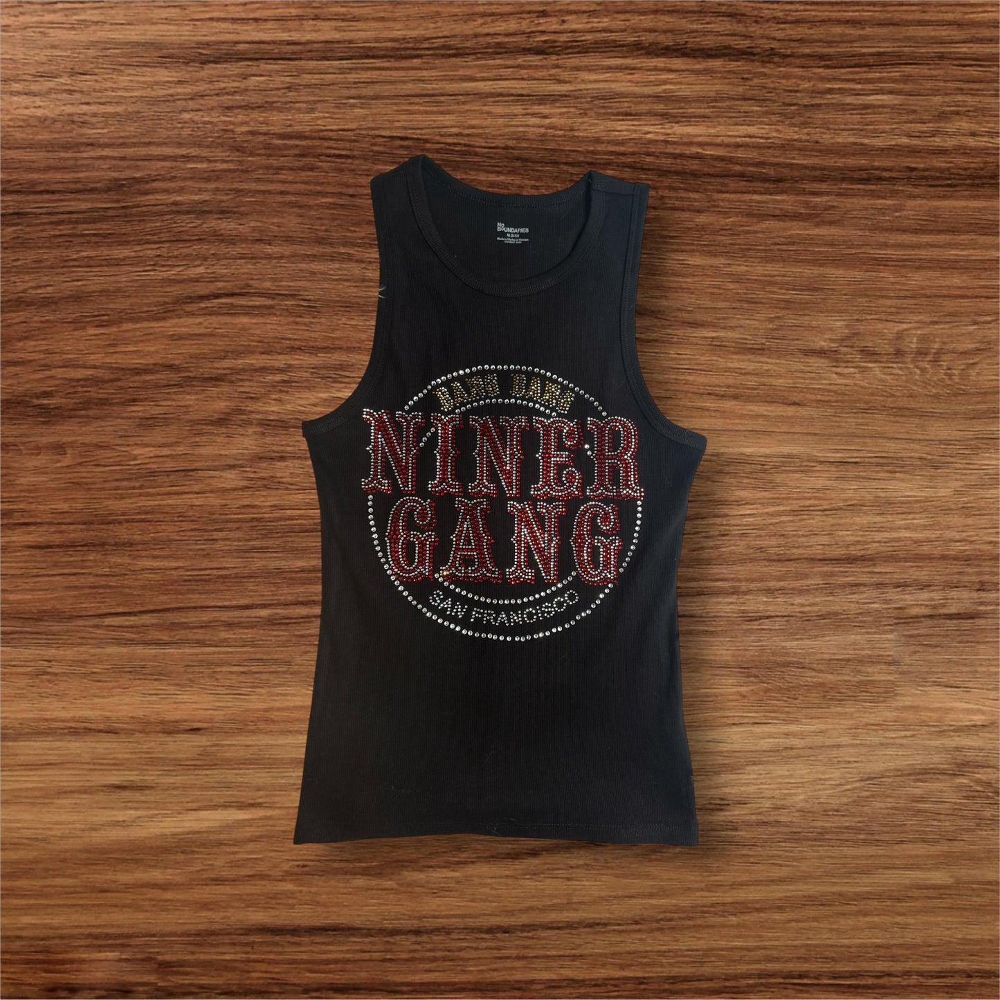 Sports Team Rhinestone Shirts Custom Made Designs