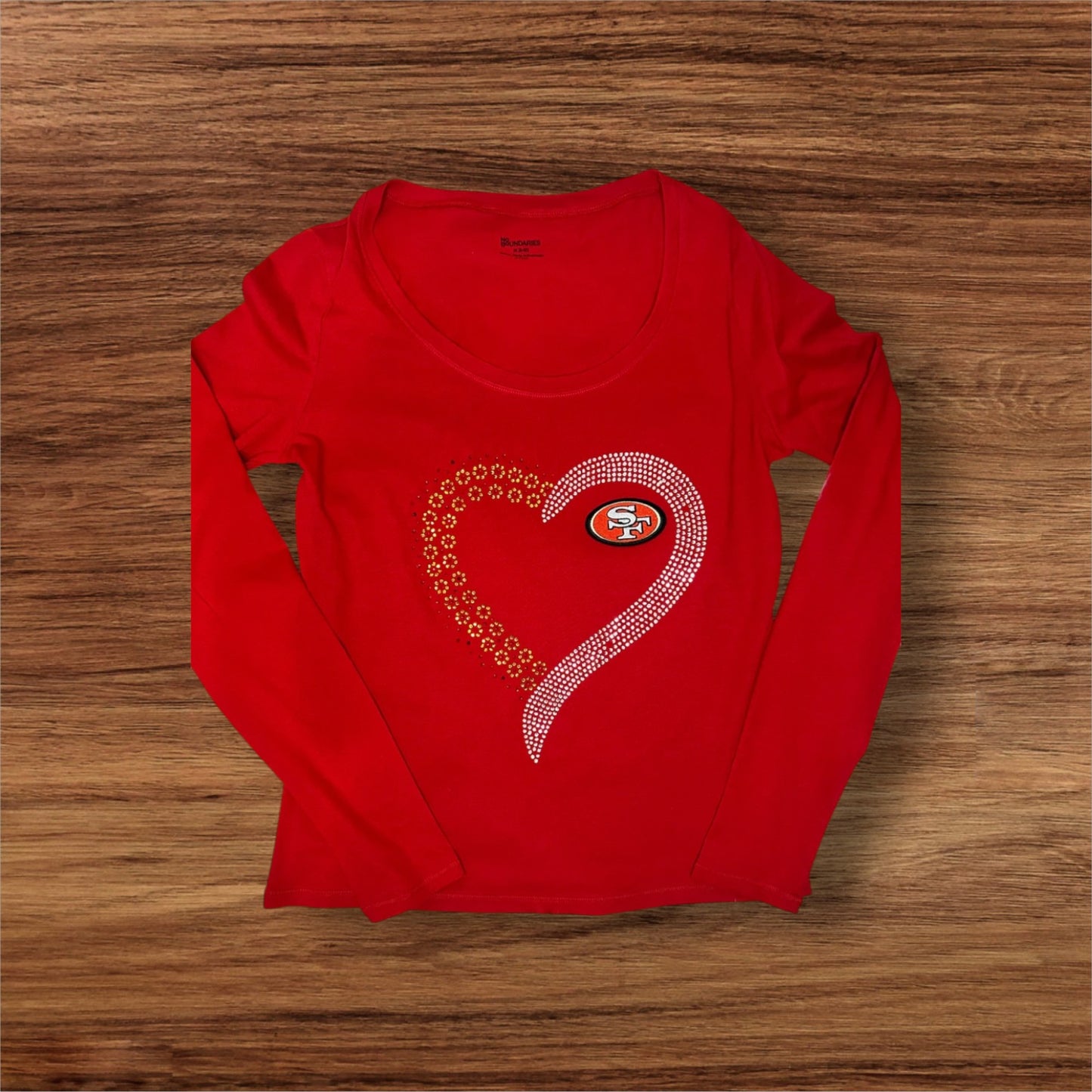 Sports Team Rhinestone Shirts Custom Made Designs