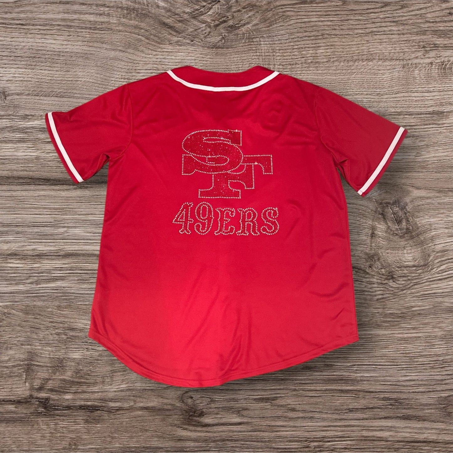 Sports Team Rhinestone Shirts Custom Made Designs