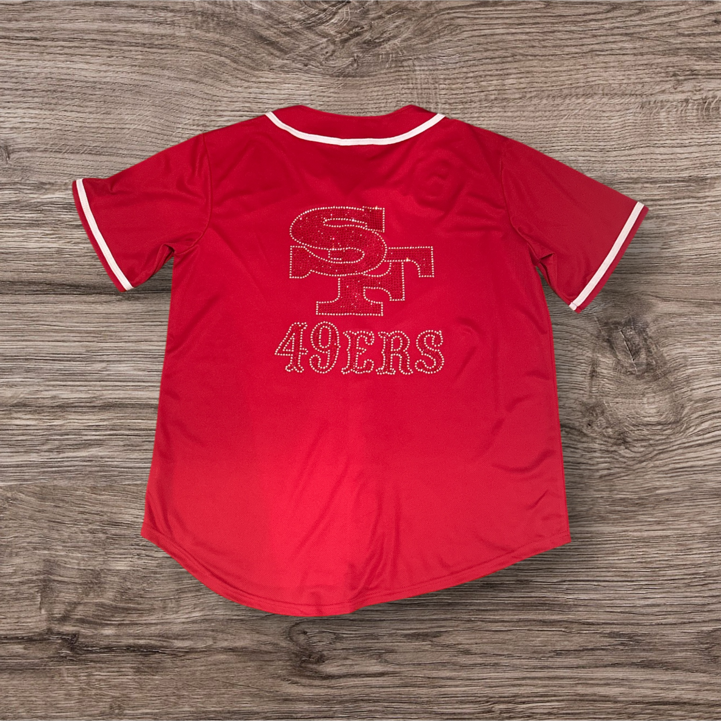 Sports Team Rhinestone Shirts Custom Made Designs