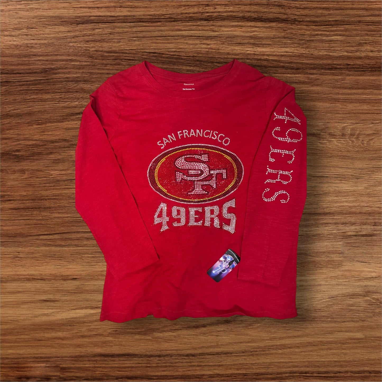 Sports Team Rhinestone Shirts Custom Made Designs