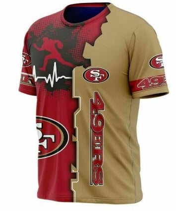 American Football NFL Teams Unisex Adult Polyester Shirts