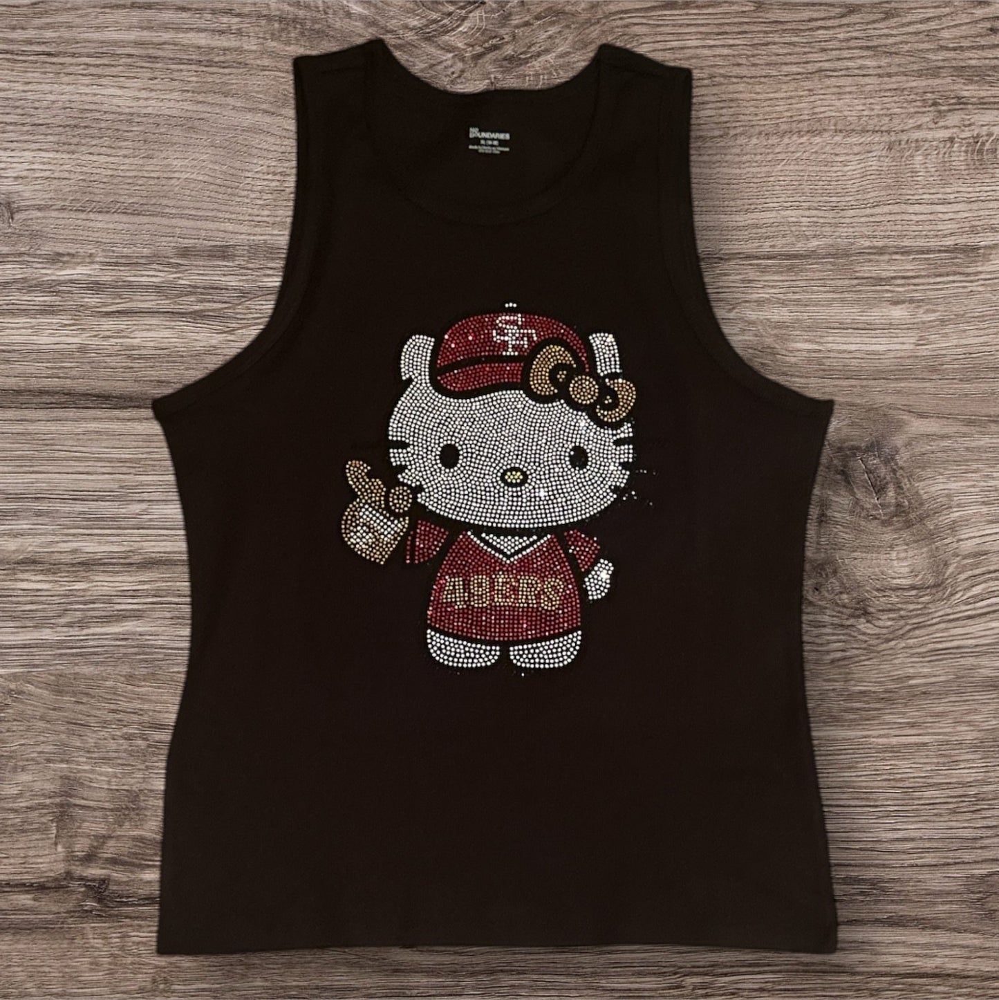 Sports Team Rhinestone Shirts Custom Made Designs