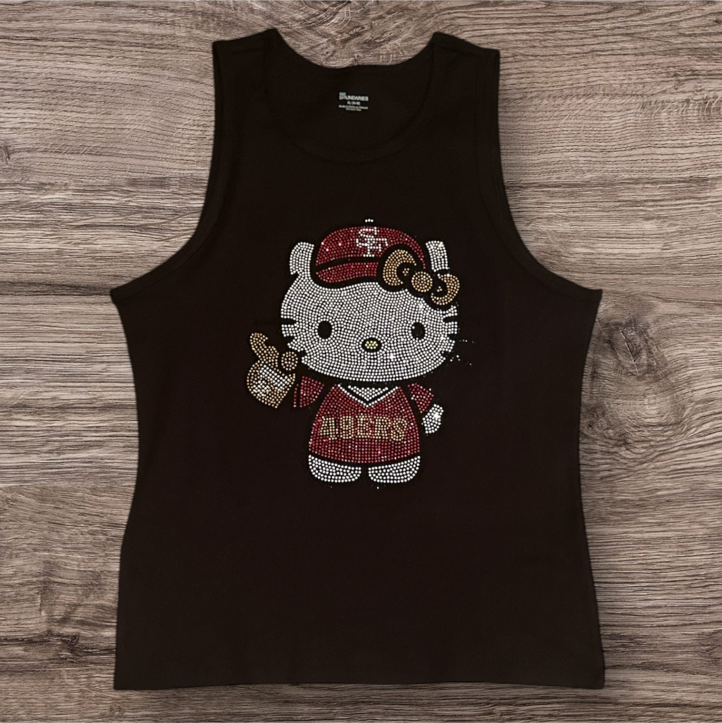 Sports Team Rhinestone Shirts Custom Made Designs