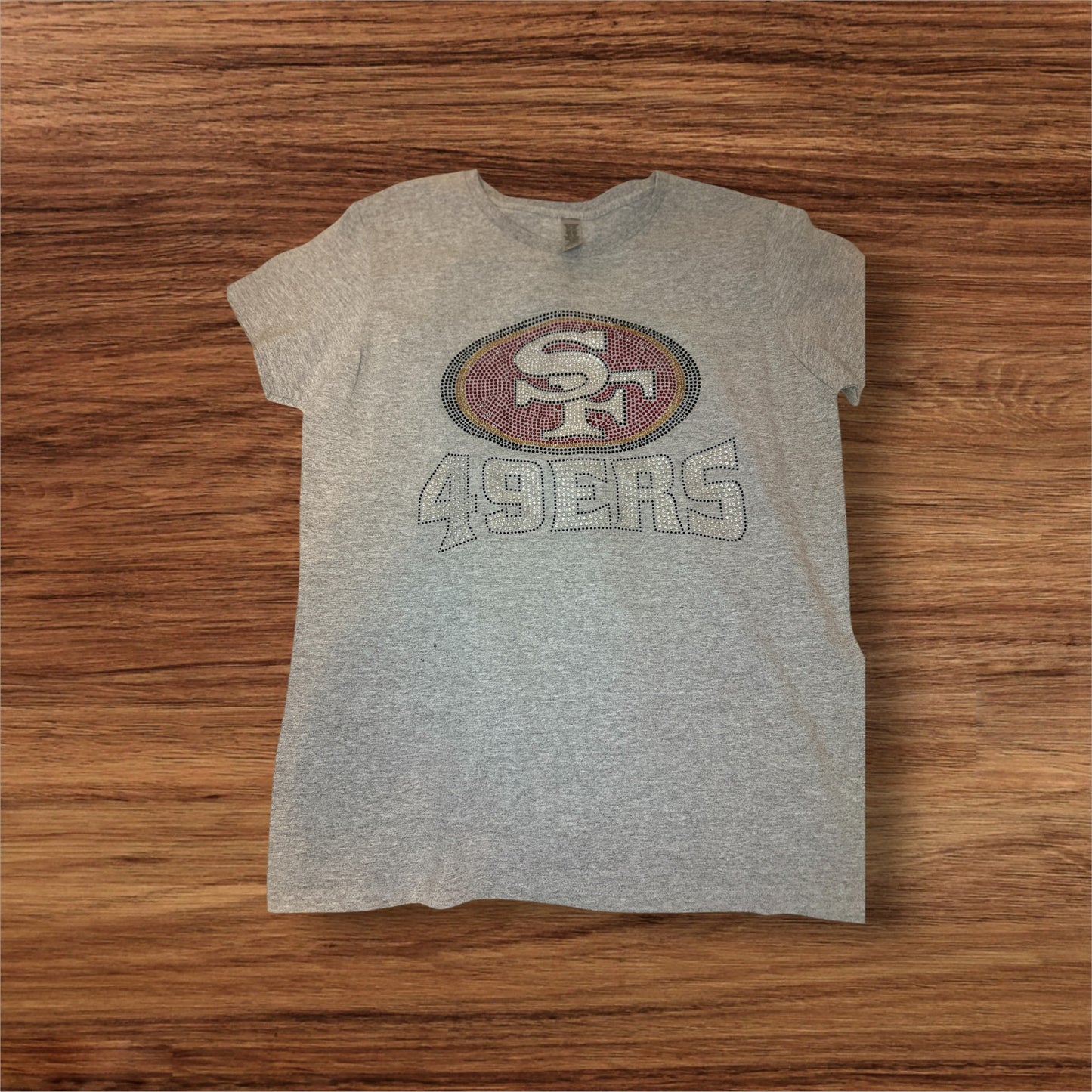 Sports Team Rhinestone Shirts Custom Made Designs