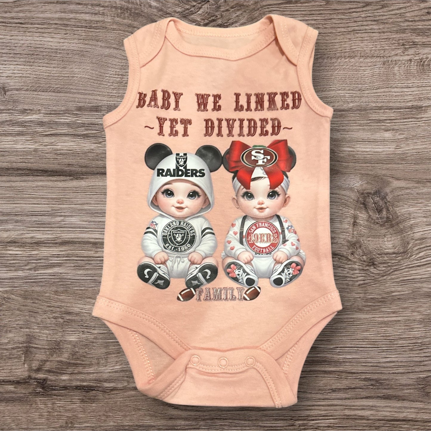 Onesie - NFL Baby – Handmade Your Favorite Team, Infant Sizes