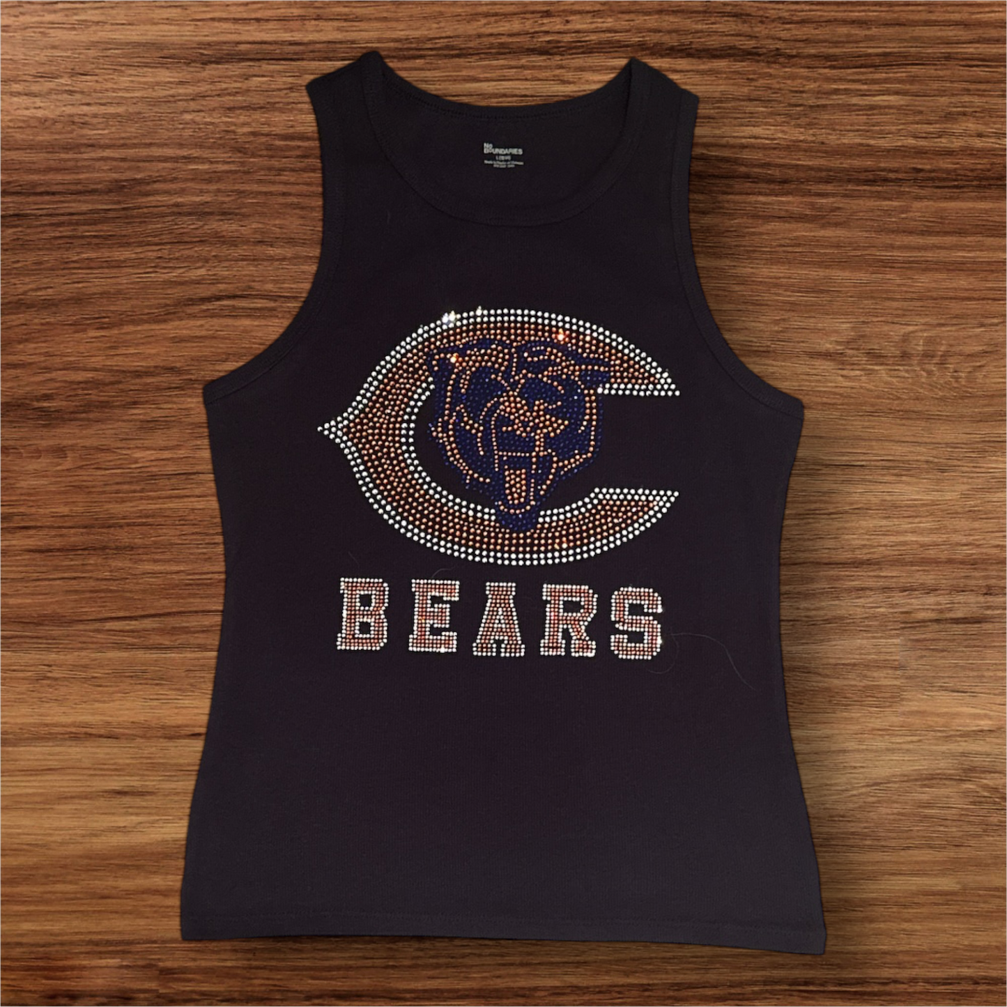 Sports Team Rhinestone Shirts Custom Made Designs