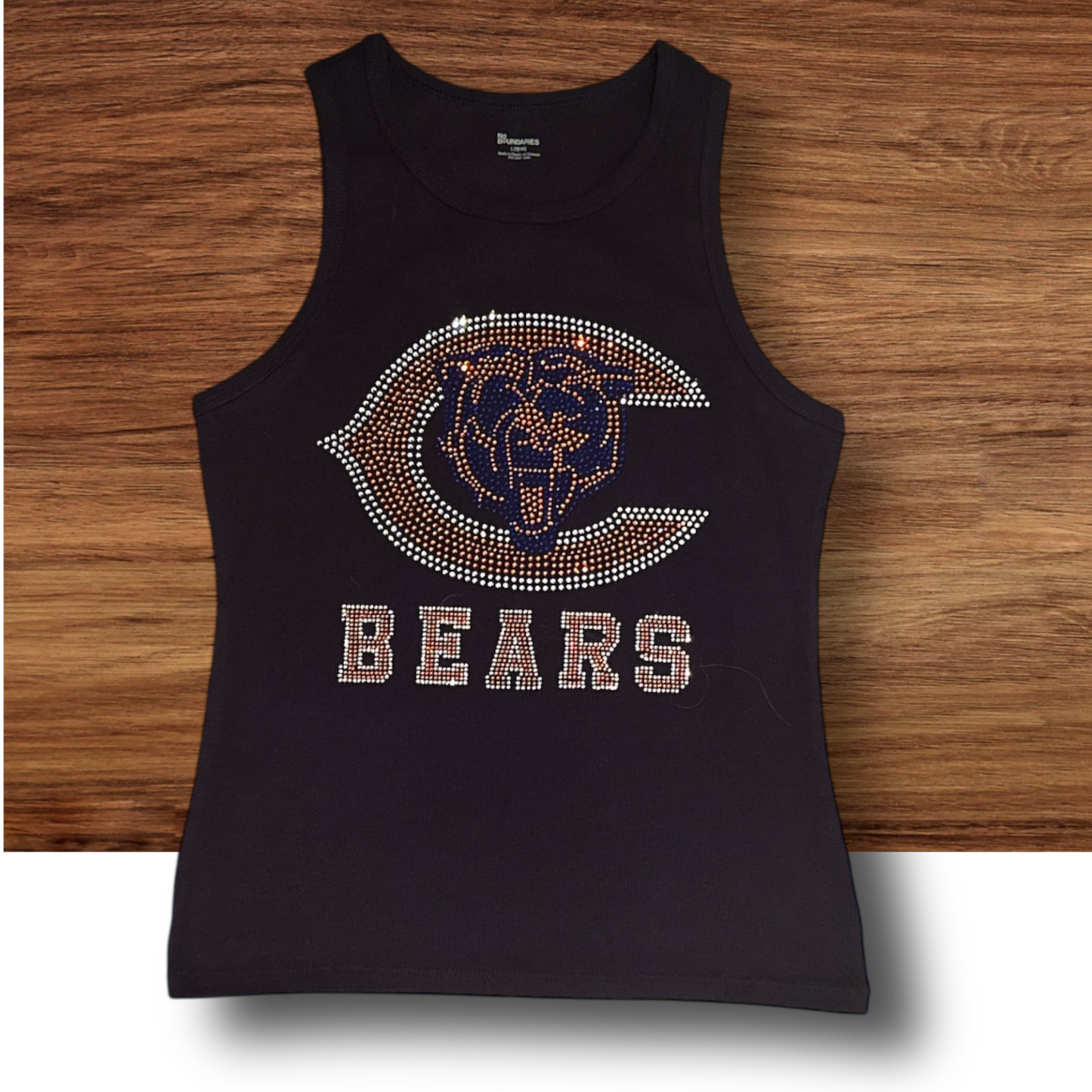 Sports Team Rhinestone Shirts Custom Made Designs