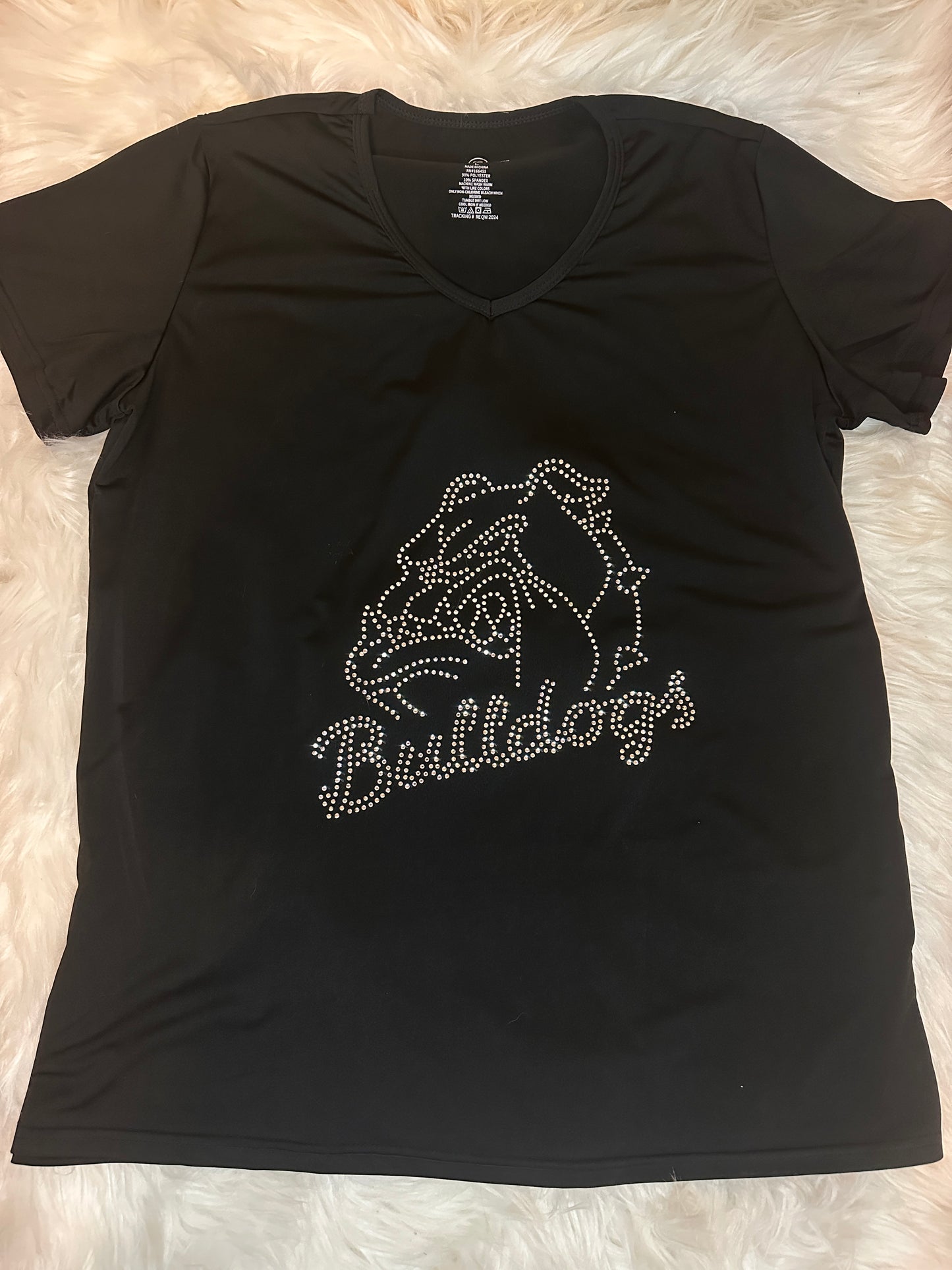 Fresno College Football Team Ladies Customized Rhinestone Tank Top