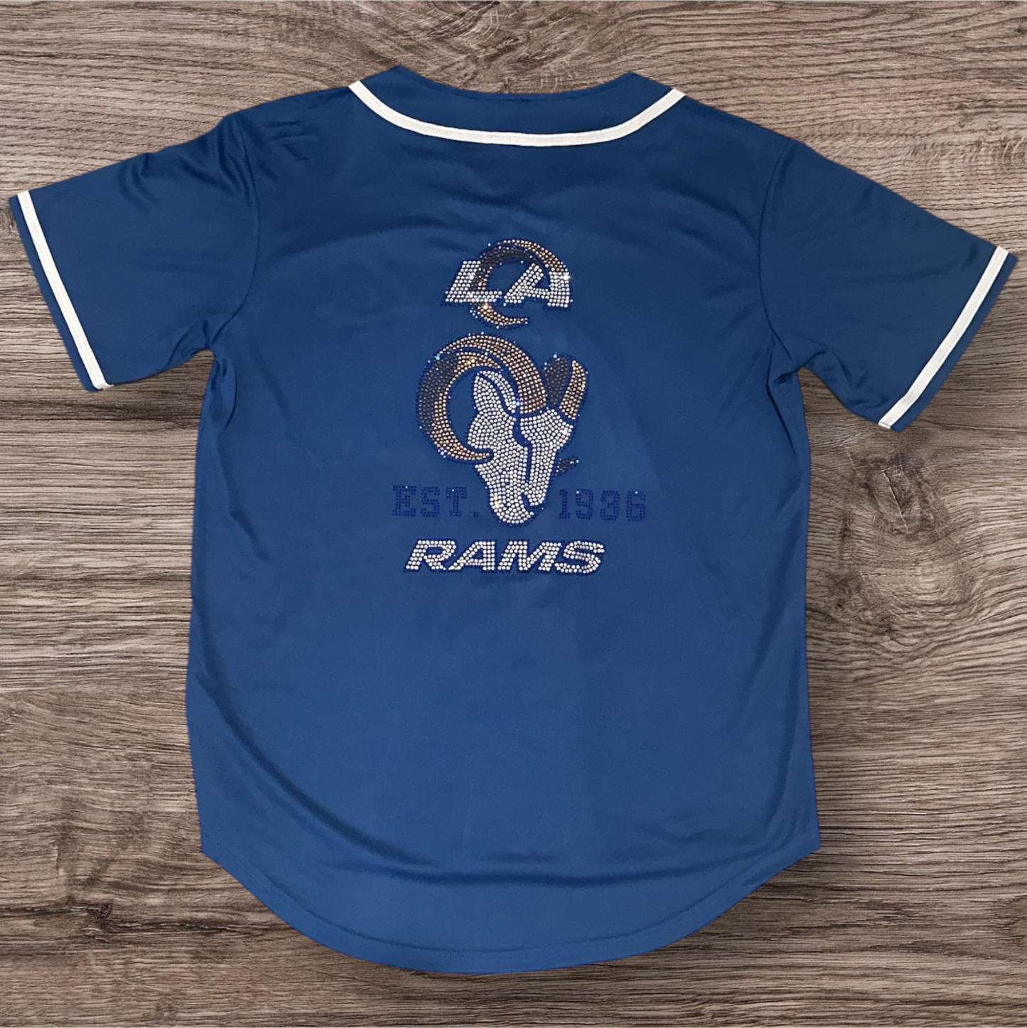 Sports Team Rhinestone Shirts Custom Made Designs