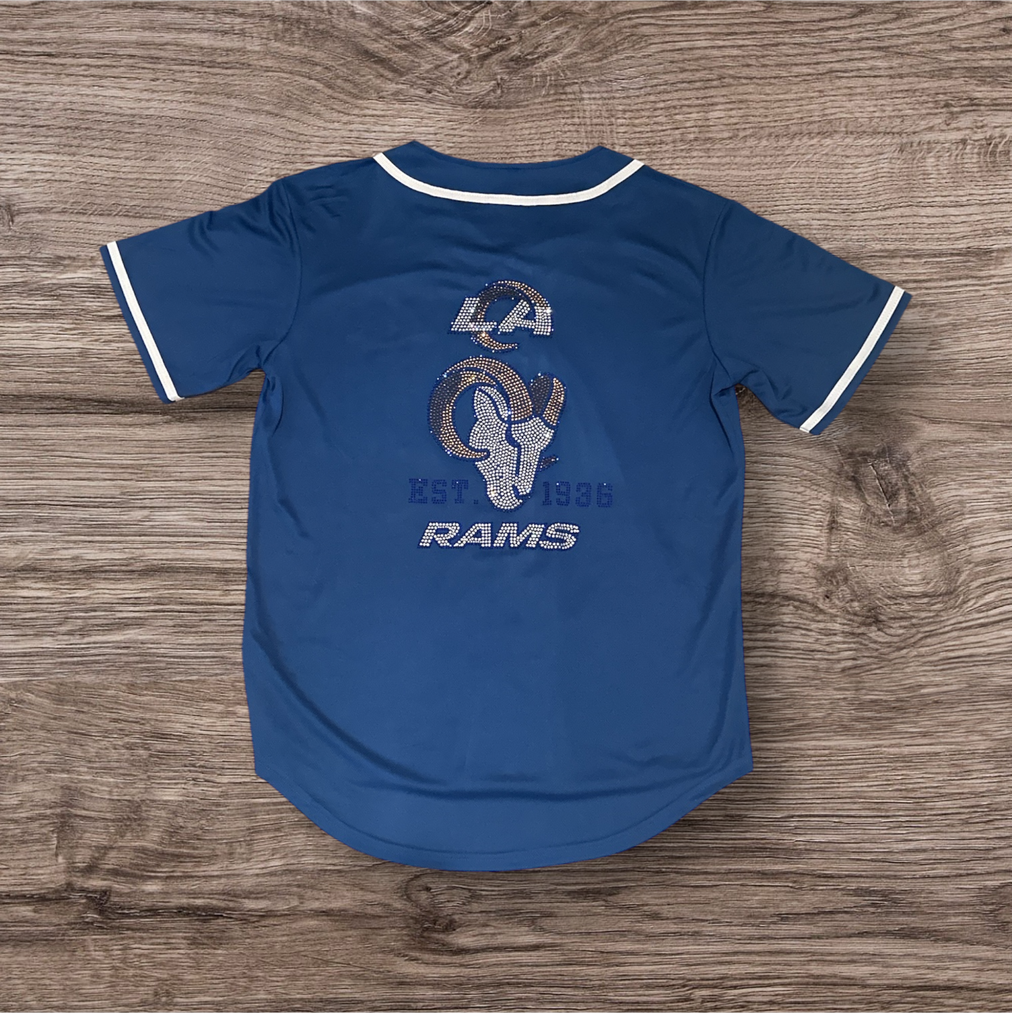 Sports Team Rhinestone Shirts Custom Made Designs