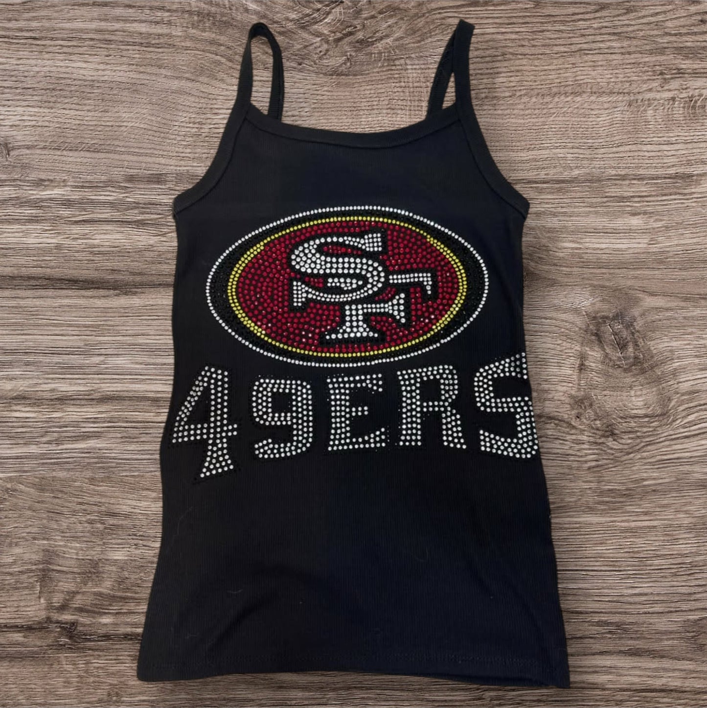 Sports Team Rhinestone Shirts Custom Made Designs