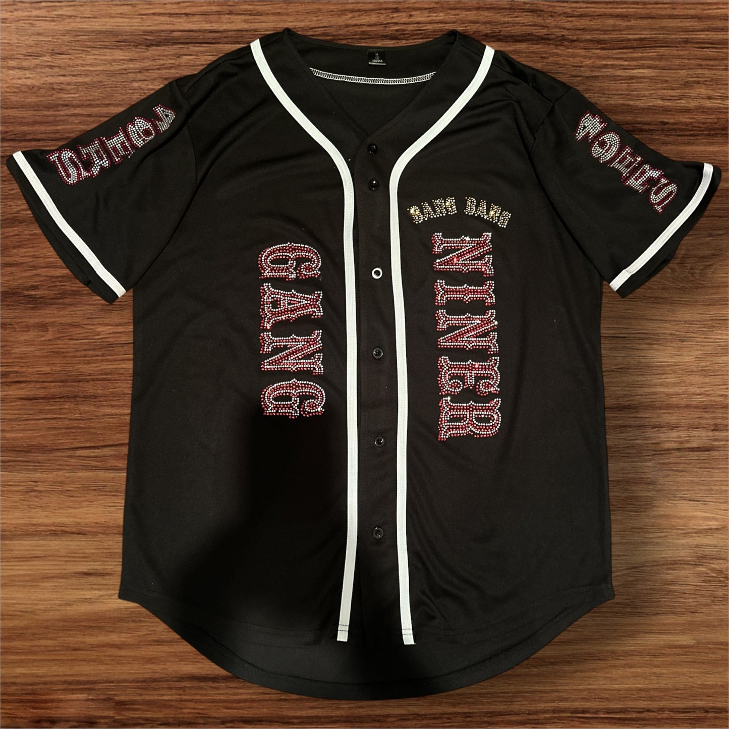 Sports Team Rhinestone Shirts Custom Made Designs
