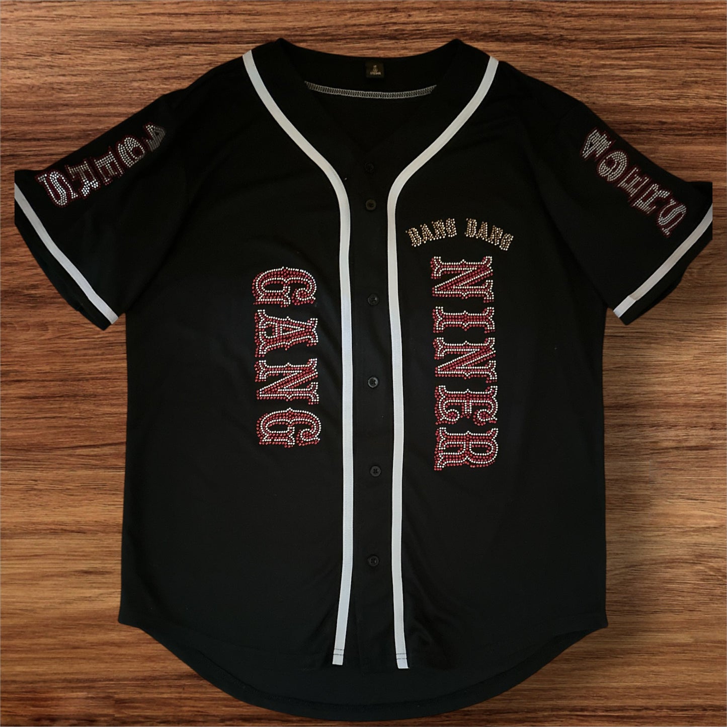 Sports Team Rhinestone Shirts Custom Made Designs