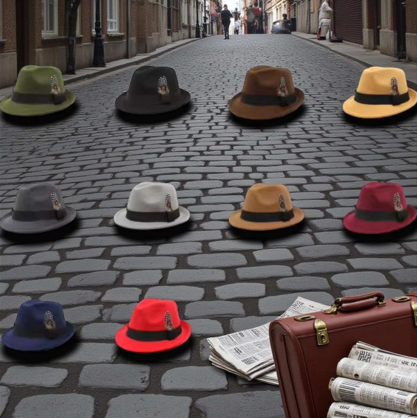 Fedora with Feather – Stylish Classic Hat for Men & Women