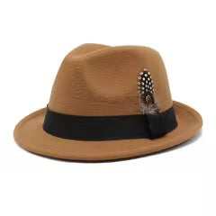 Fedora with Feather – Stylish Classic Hat for Men & Women