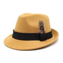 Fedora with Feather – Stylish Classic Hat for Men & Women