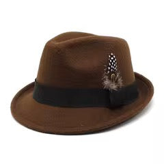 Fedora with Feather – Stylish Classic Hat for Men & Women