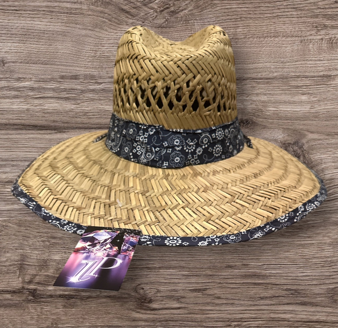 Mixed Straw Sun Hat