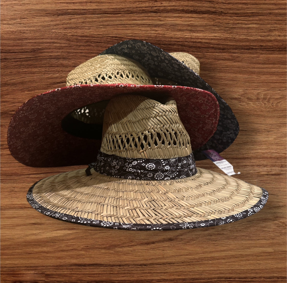 Mixed Straw Sun Hat