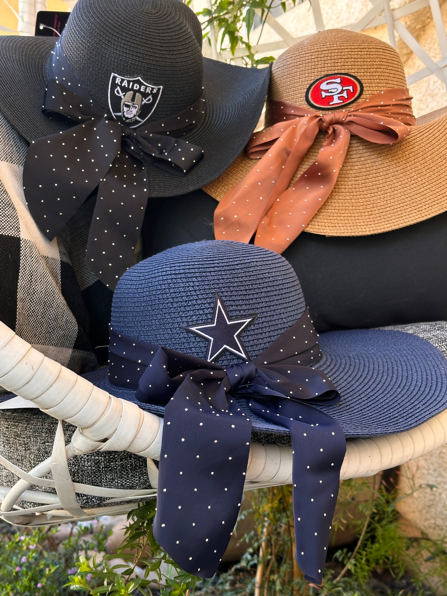 Wide-Brimmed Luxury Sports Team Hat