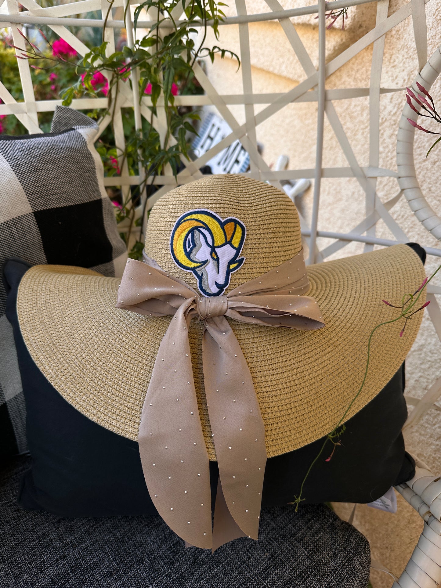Wide-Brimmed Luxury Sports Team Hat