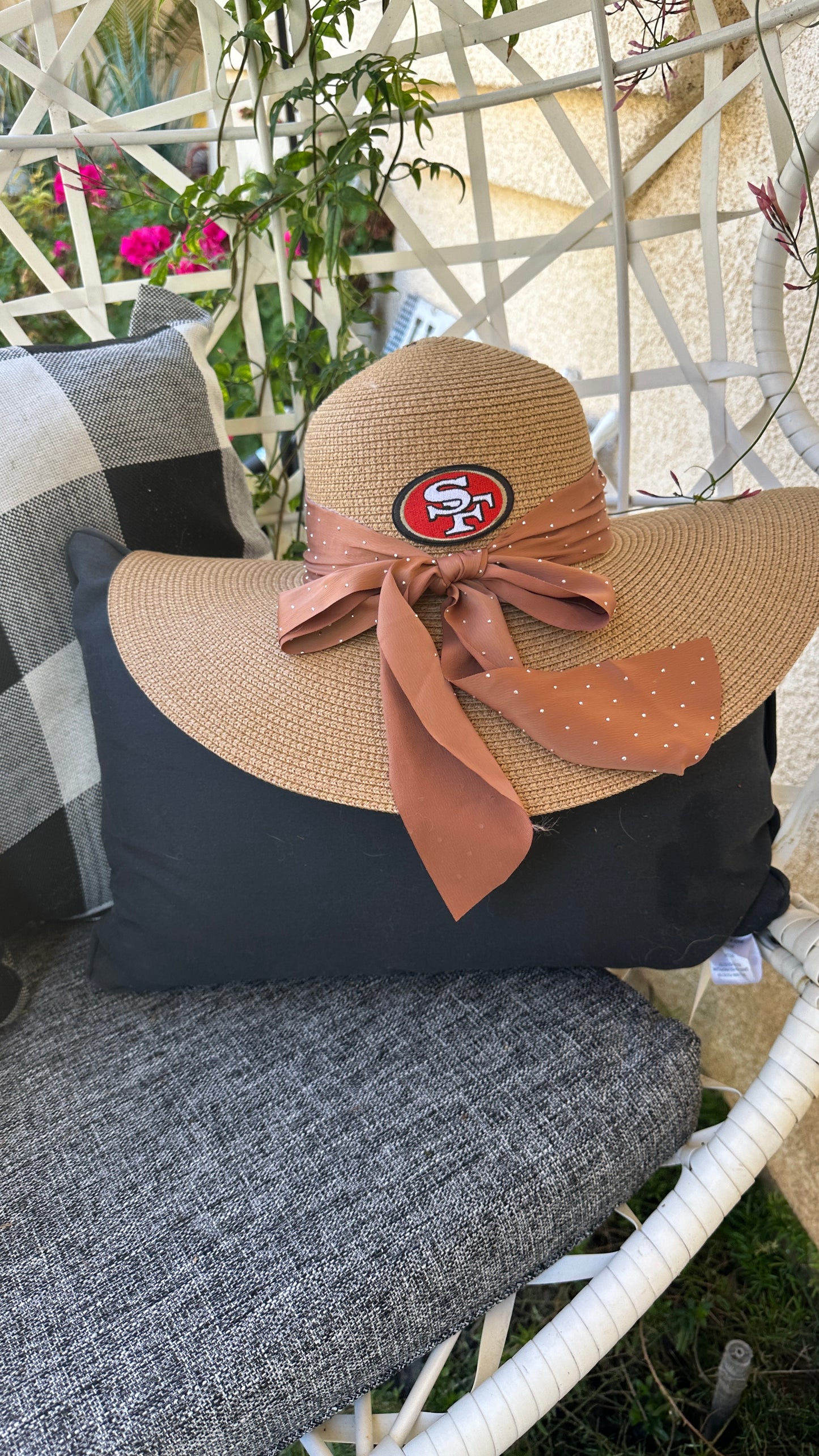 Wide-Brimmed Luxury Sports Team Hat