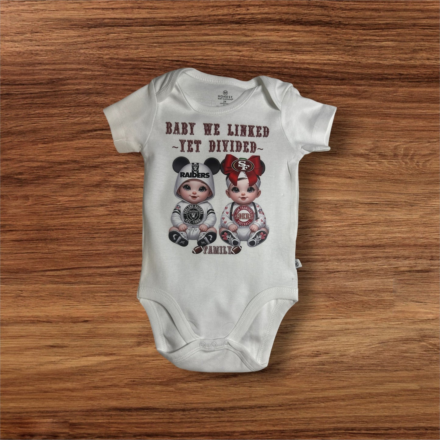 Onesie - NFL Baby – Handmade Your Favorite Team, Infant Sizes