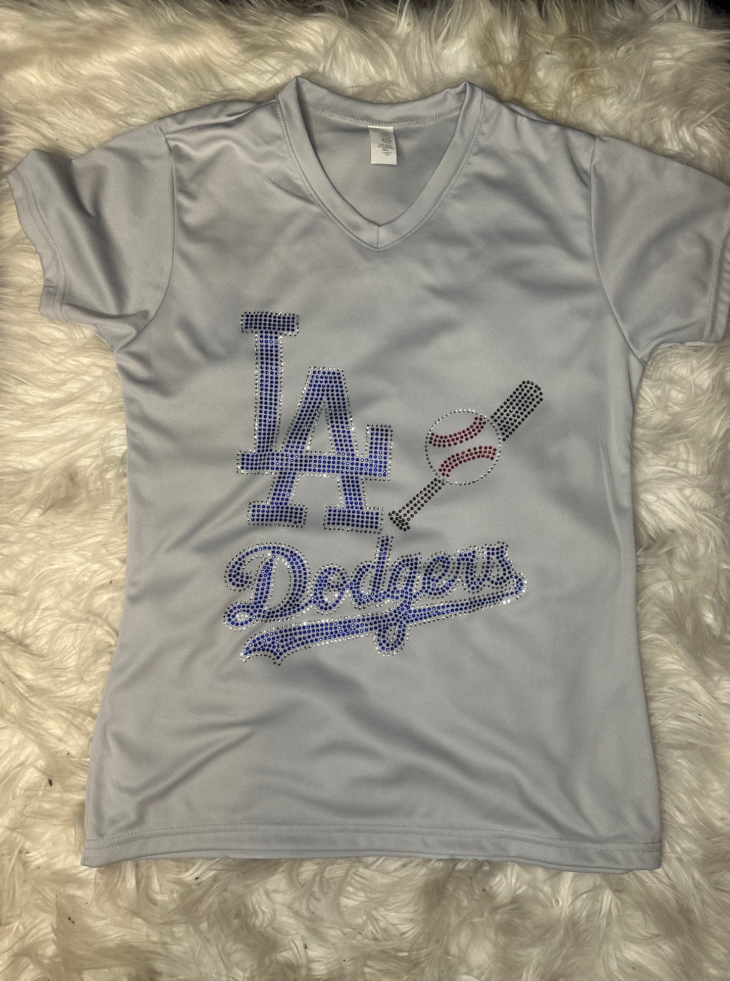 LA Dodgers Custom Rhinestone Shirts