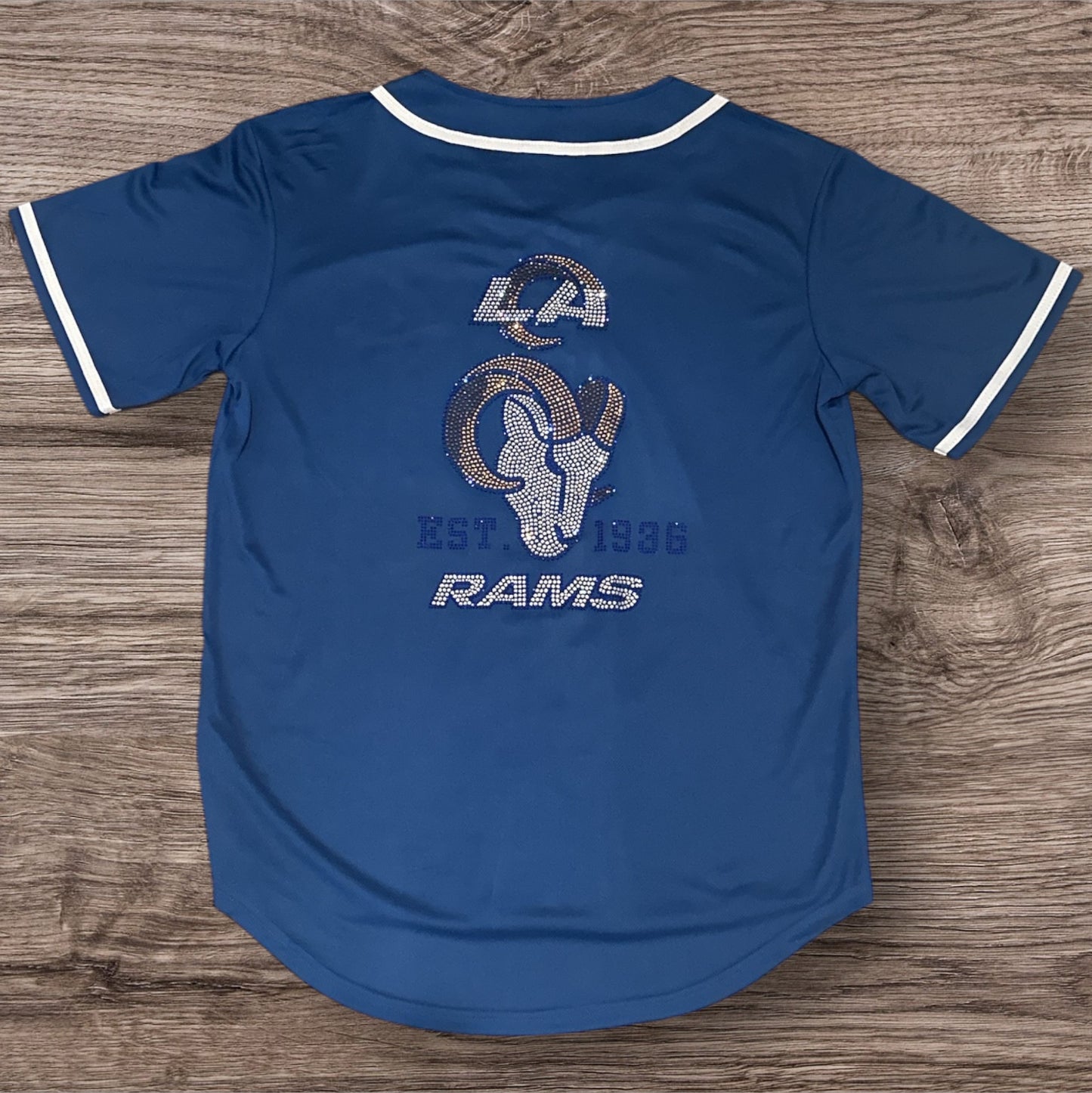 Sports Team Rhinestone Shirts Custom Made Designs