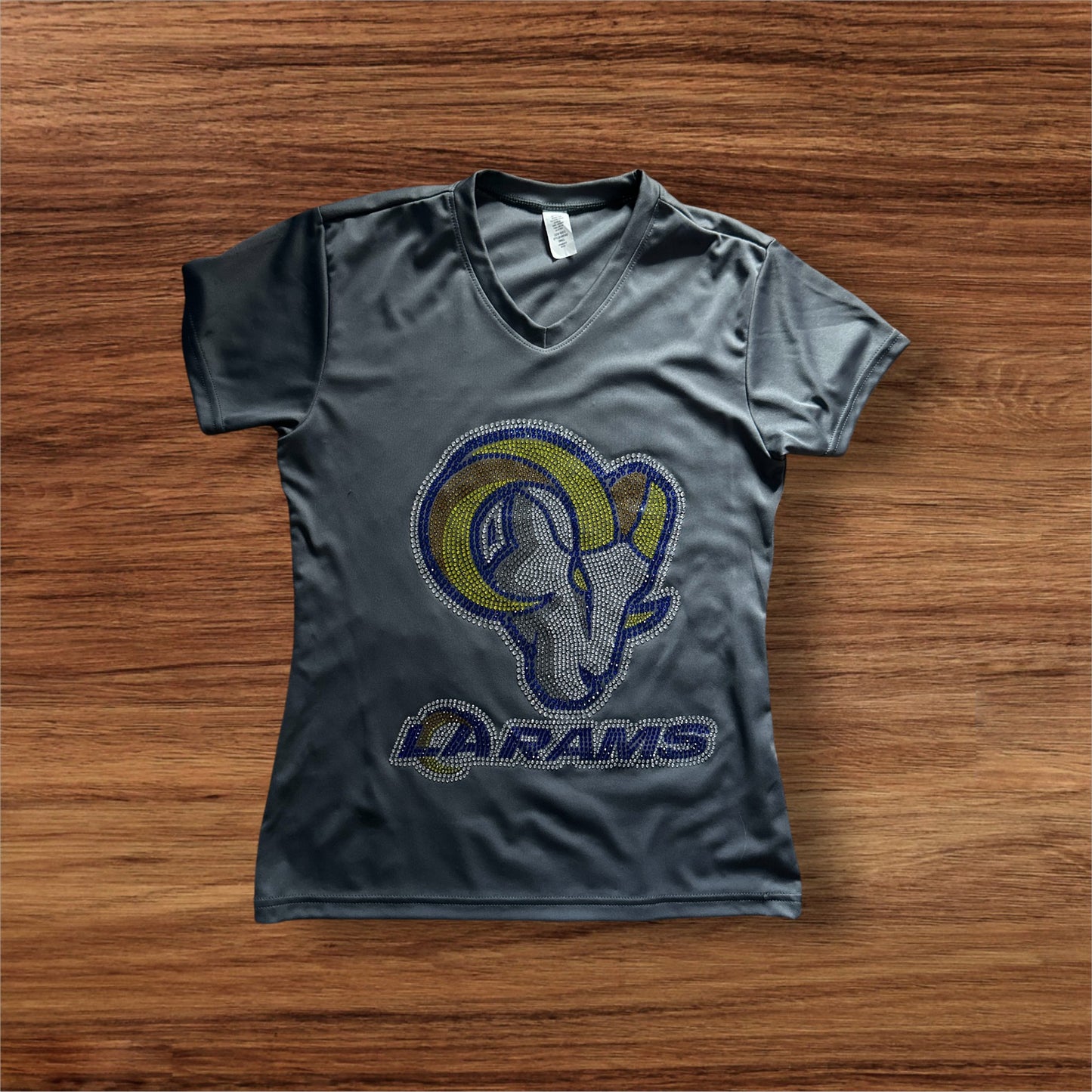 Sports Team Rhinestone Shirts Custom Made Designs