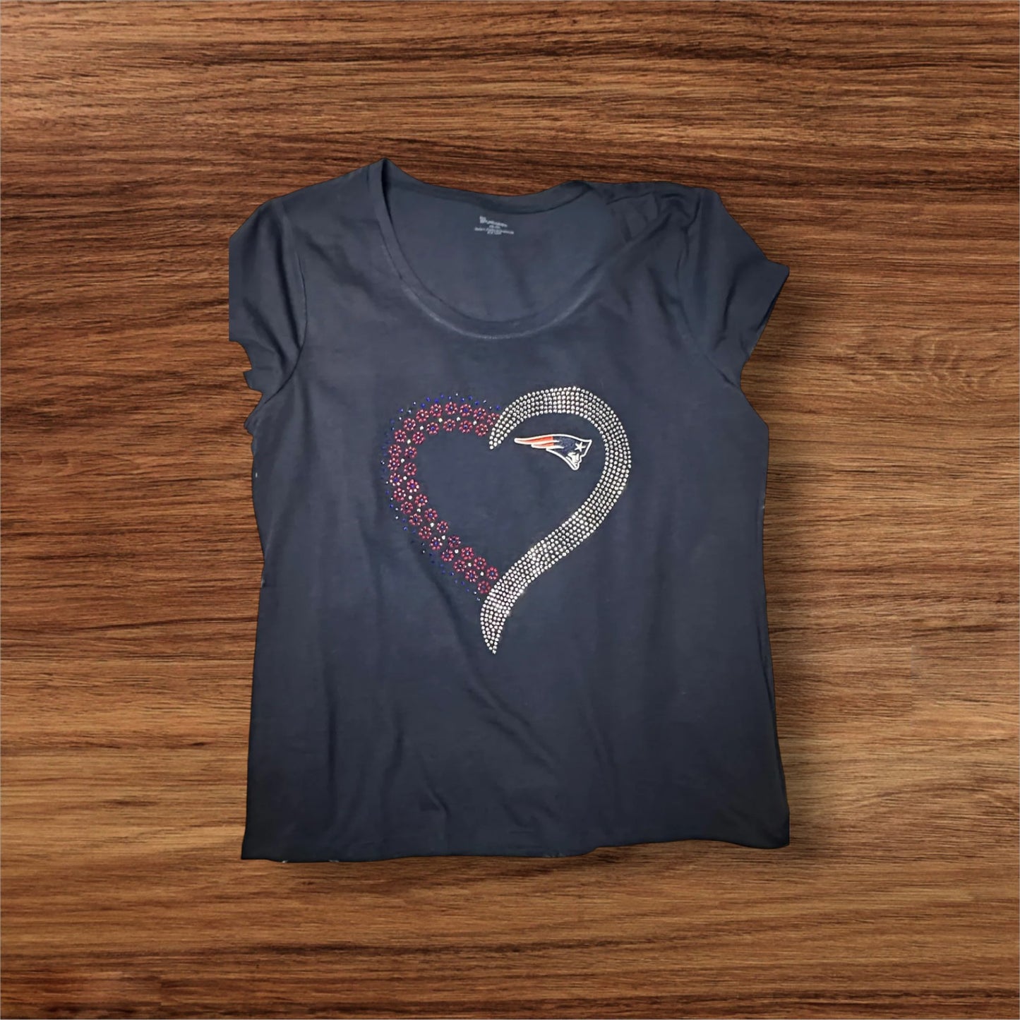 Sports Team Rhinestone Shirts Custom Made Designs