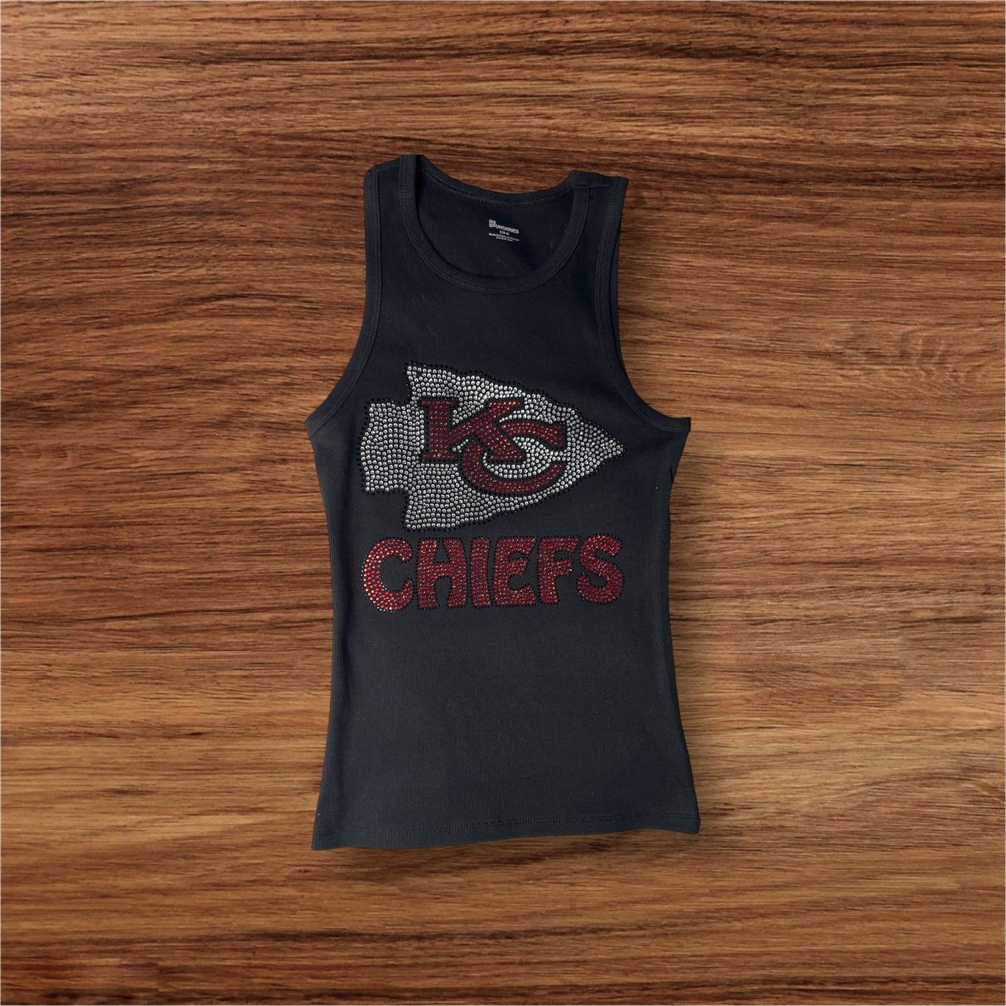Kansas City Chiefs Custom Rhinestone Shirt