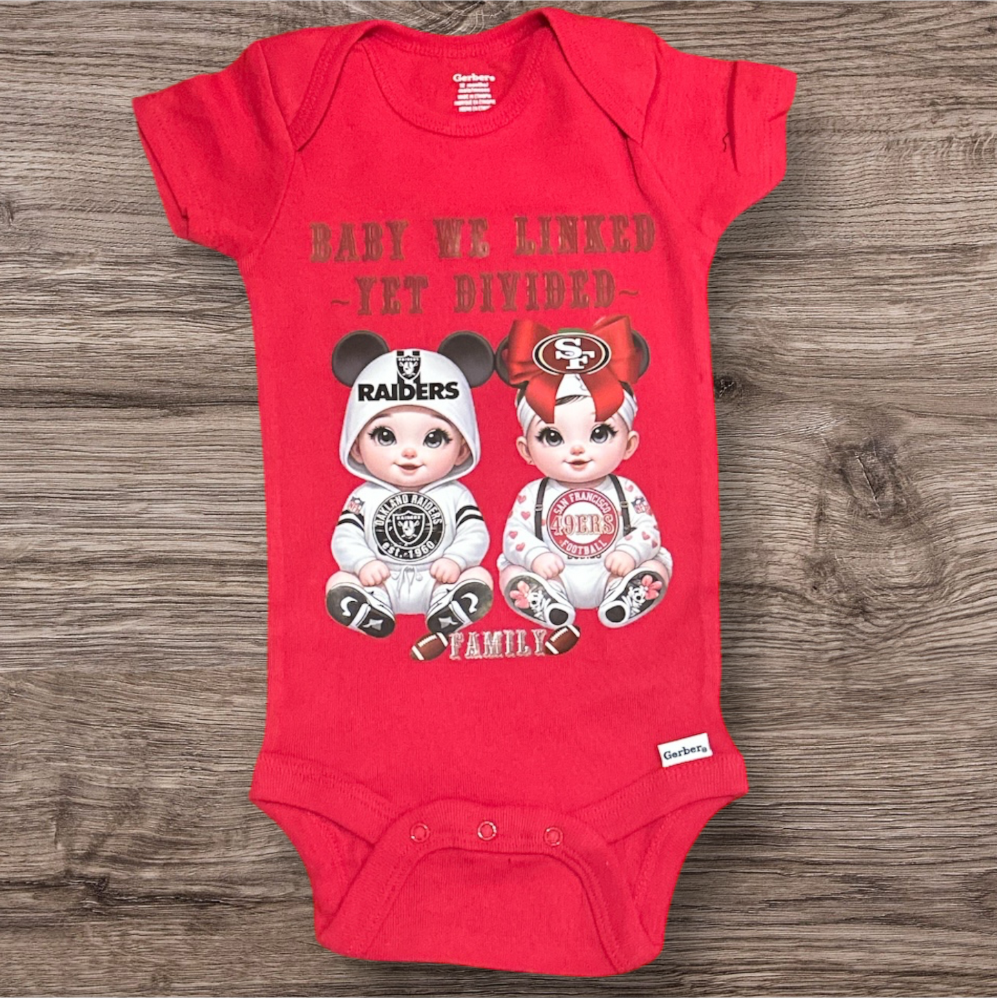 Onesie - NFL Baby – Handmade Your Favorite Team, Infant Sizes