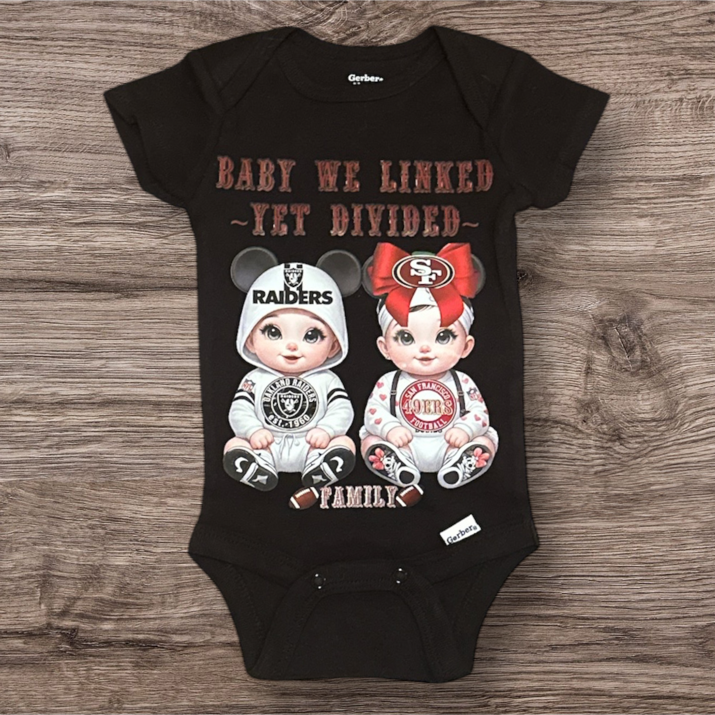 Onesie - NFL Baby – Handmade Your Favorite Team, Infant Sizes
