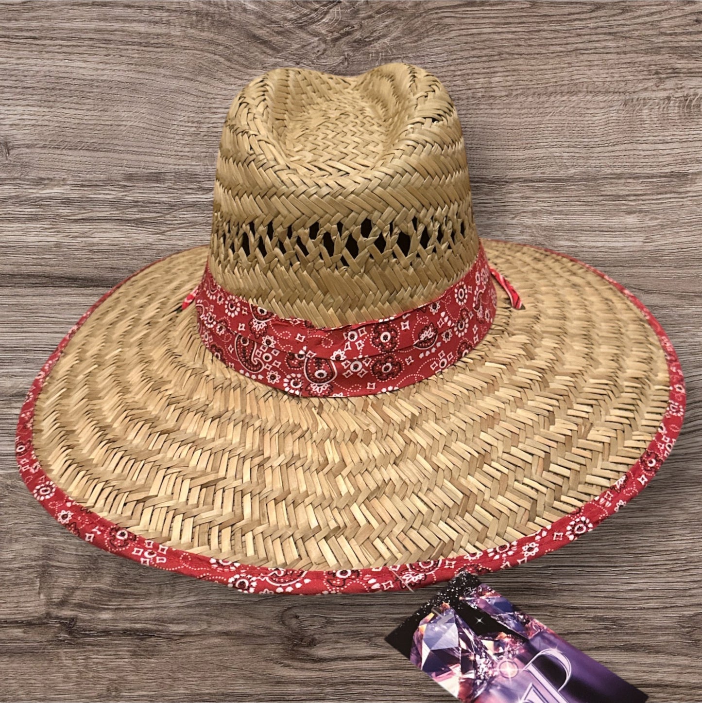 Mixed Straw Sun Hat