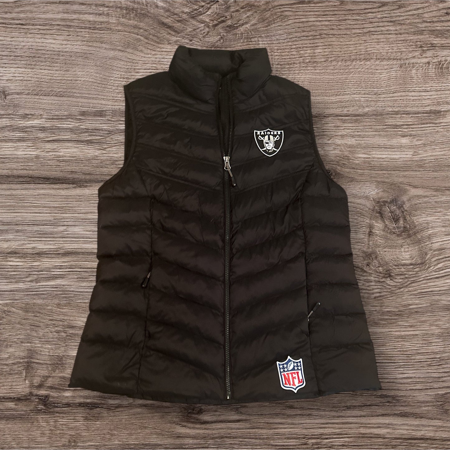 49er Raiders Cowboys Rams Dodgers Giants Custom Rhinestone PUFF VEST w/ zip pockets