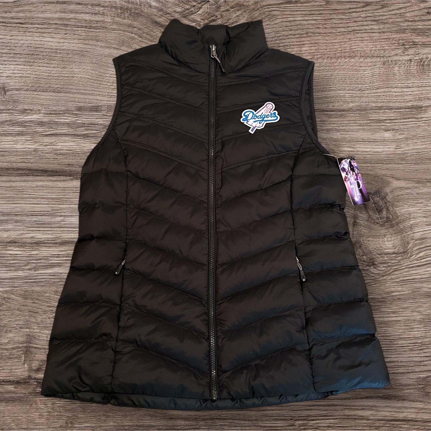 49er Raiders Cowboys Rams Dodgers Giants Custom Rhinestone PUFF VEST w/ zip pockets