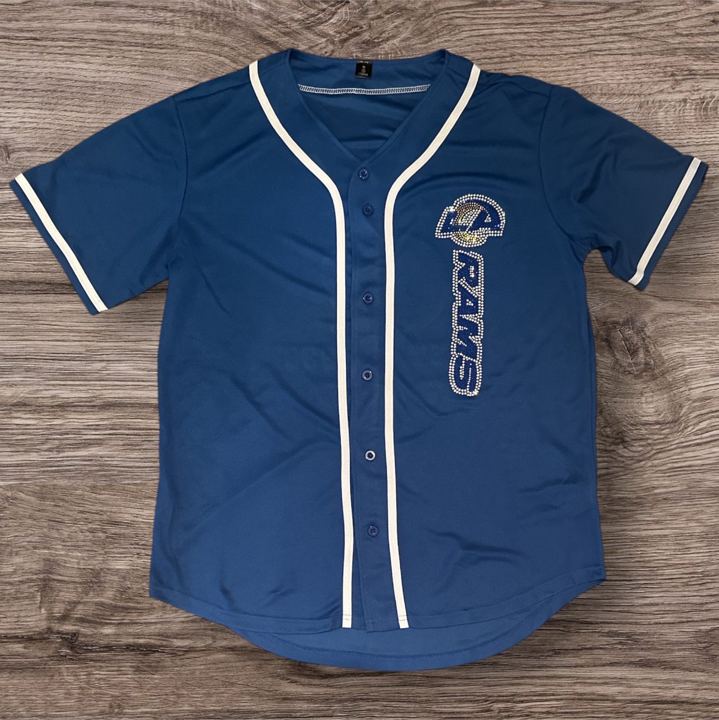 Sports Team Rhinestone Shirts Custom Made Designs