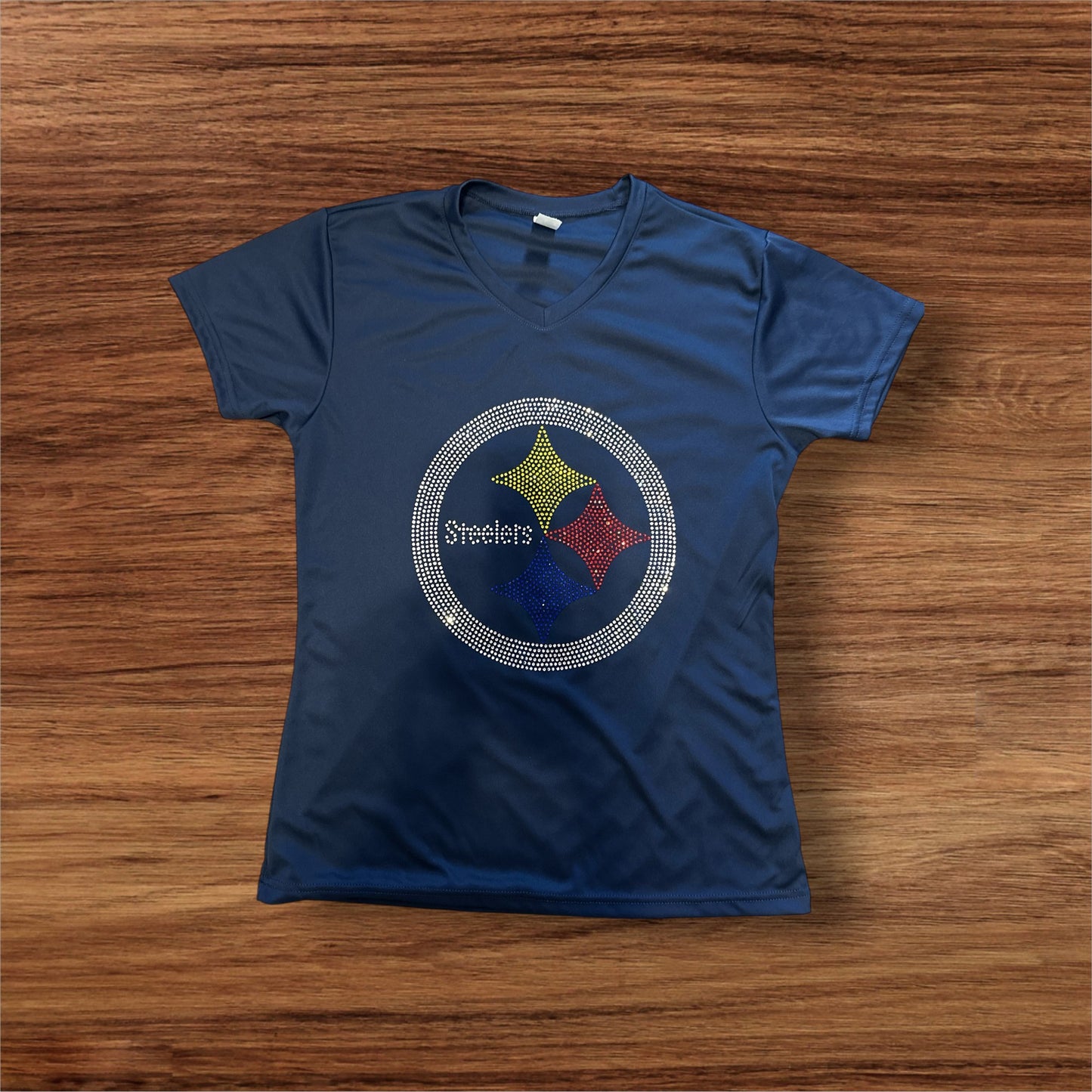 Sports Team Rhinestone Shirts Custom Made Designs