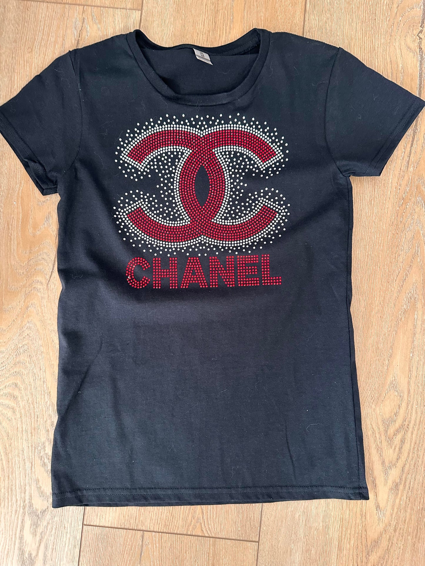 Inspired Custom Design Rhinestone Shirt