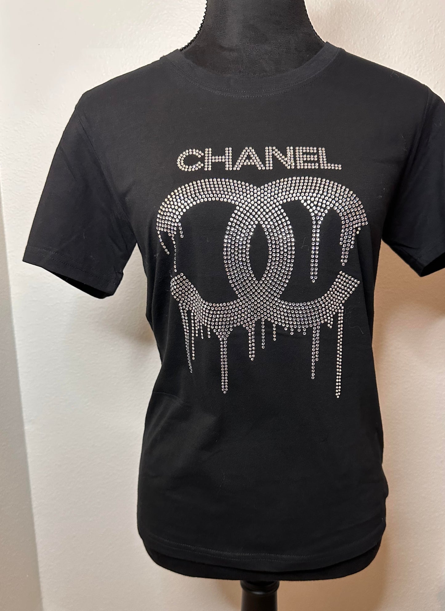 Inspired Custom Design Rhinestone Shirt