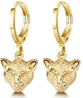 Womens Gold Crystal Drop Earrings
