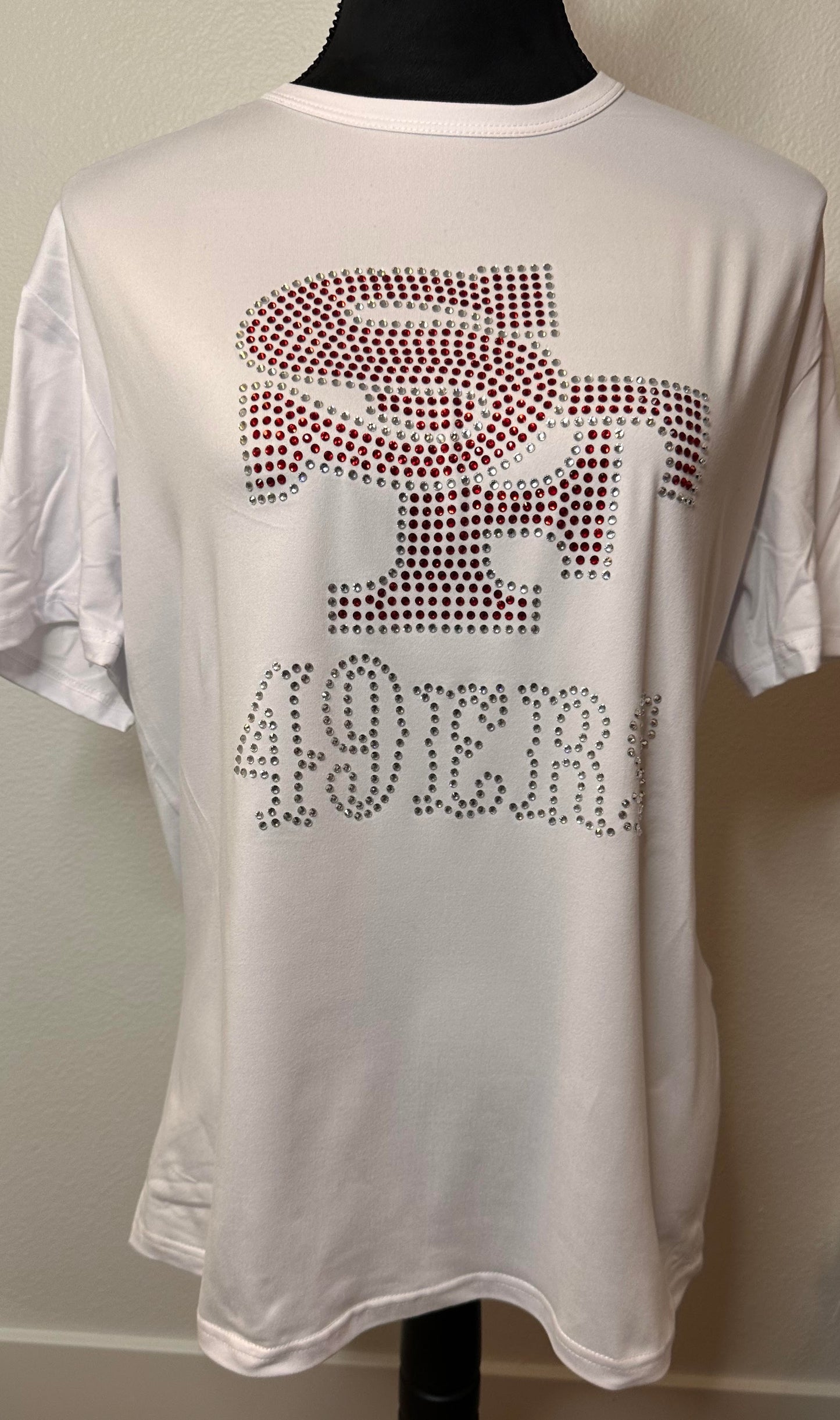 San Francisco 49ers Custom Design Rhinestone Shirt