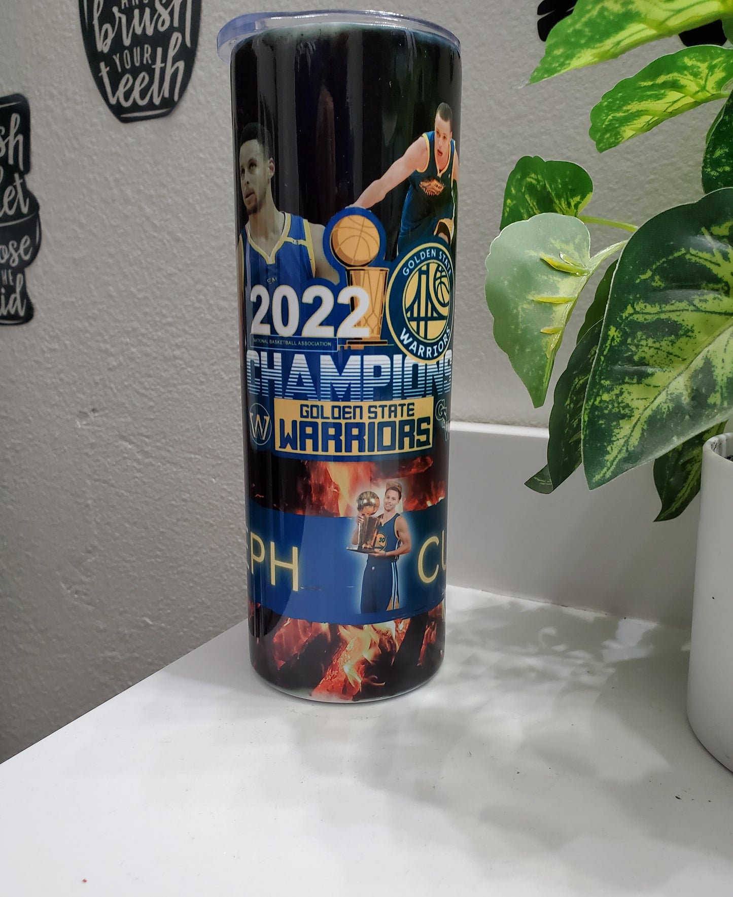 Golden State Warriors Champs Steph Curry 20 oz Tumblers