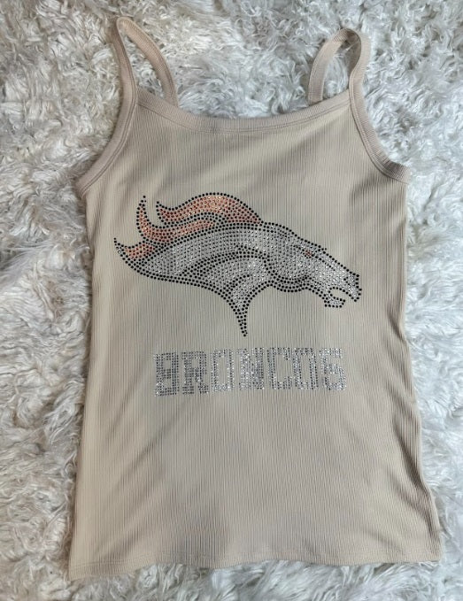 Broncos Custom Rhinestone Shirt