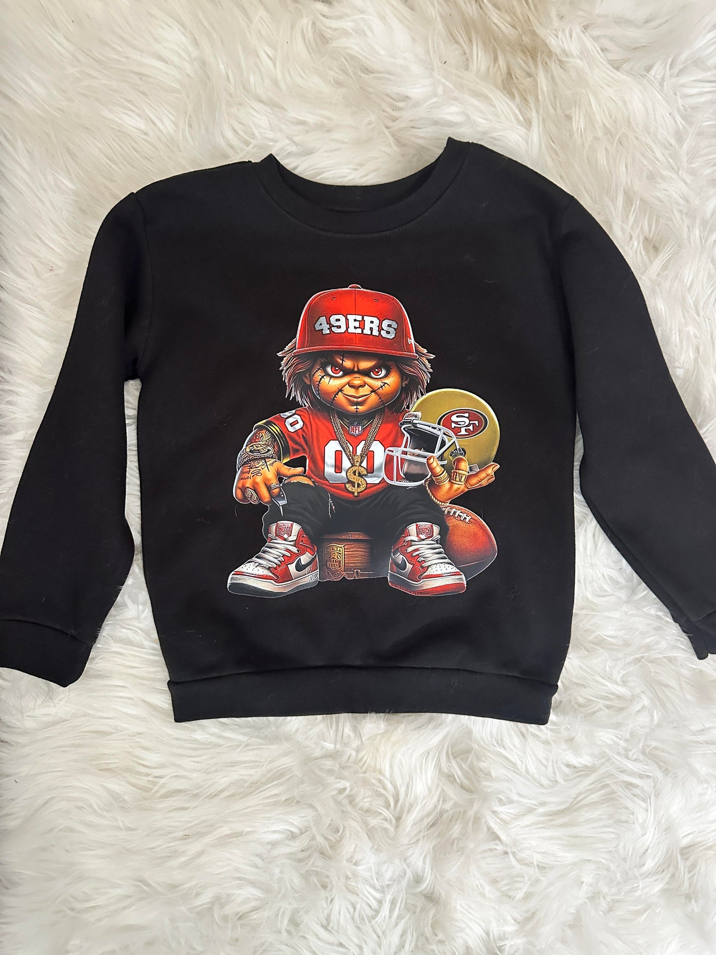Chucky 49er Toddler Crew Cotton Sweat Shirt