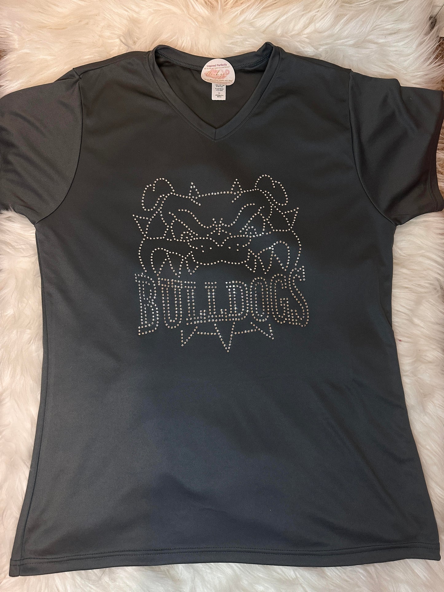 Fresno College Football Team Ladies Customized Rhinestone Tank Top